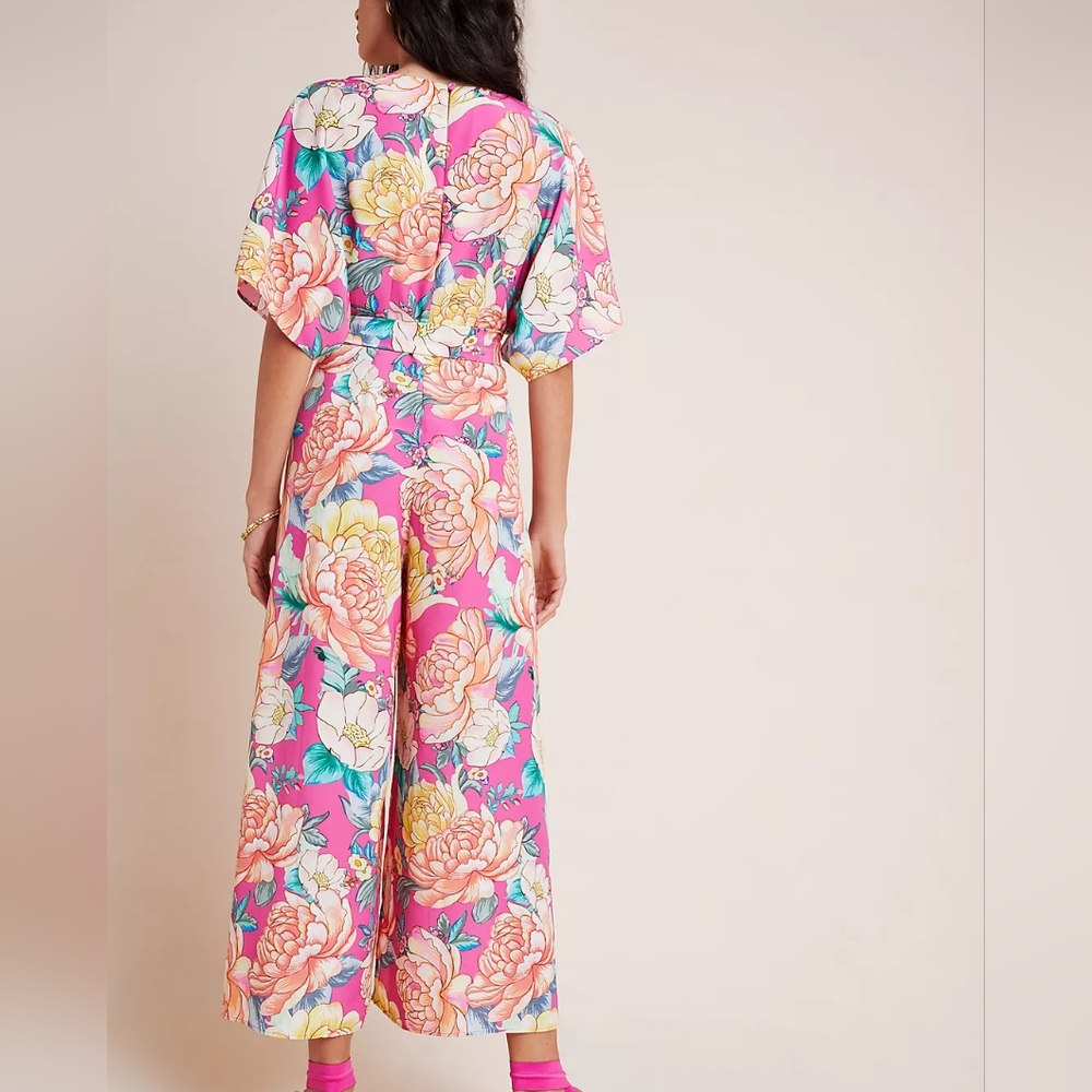 FARM RIO Eulalie Wide-Leg Jumpsuit NWOT